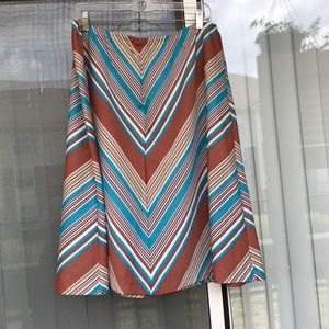 Vintage A line stripped skirt